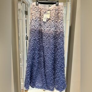 By Anthropologie Ombré Scattered Tulle Midi Skirt